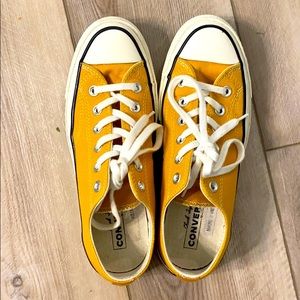 Converse yellow 70 men’s 6 women’s 8 chuck taylor